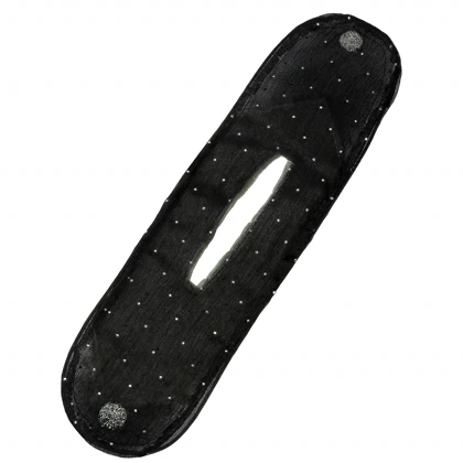 بامتل مو زنانه مدل فر گوجه ای کد 3155