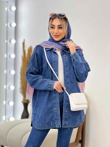 مانتو جین دو جیب