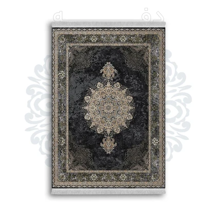 *جدید* فرشینه از جنس پارچه شانل مخمل ترک طرح فانتزی برند دفه کد 1447