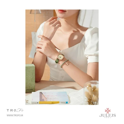 ساعت مچی زنانه جولیوس JULIUS مدل JA-1436A با پک هدیه