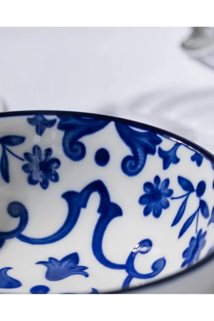 کاسه Madame Coco مدل Reve Bleu Ellis Bone China - سفید