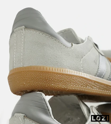 کفش کتانی مردانه زنانه سامبا طوسی ADIDAS Samba مدل 7301