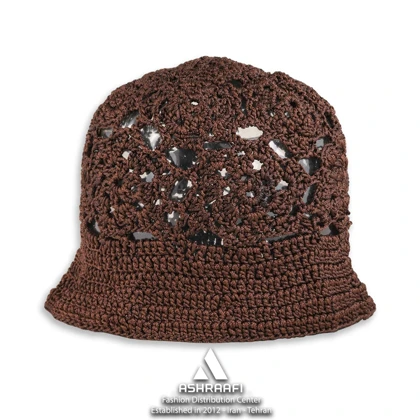کلاه باکت قلاب بافی Crochet Bucket Hat HA200