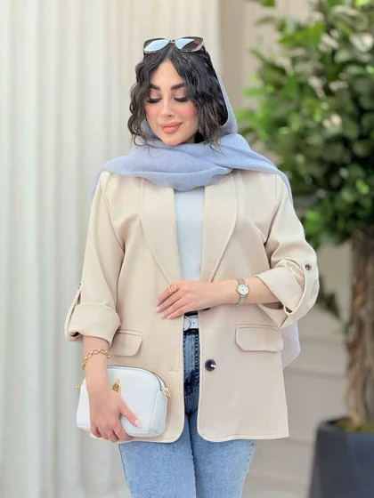 مانتو دو دکمه یسنا