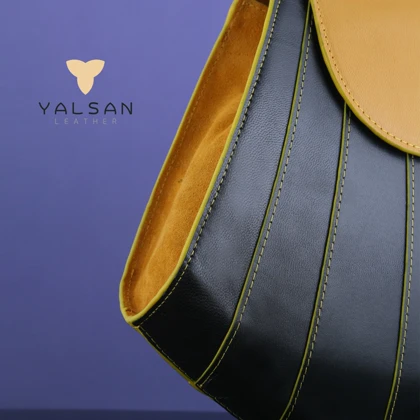 کیف دوشی و دستی زنانه چرم یلسان مدل آتریسا کد 074-BS