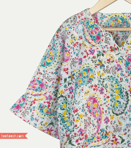 بلوز طرح بته جقه