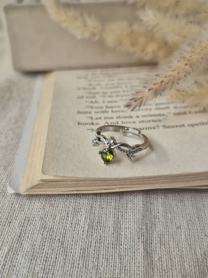 انگشتر جواهری فری سایز تاج