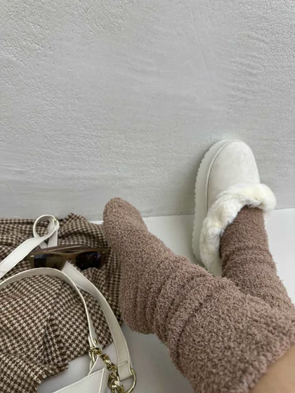 جوراب بلند حوله ای