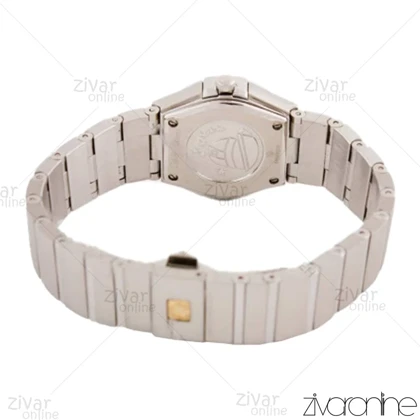 ساعت امگا کانسلیشن زنانه صفحه سبز زیتونی نگین‌دار 104597