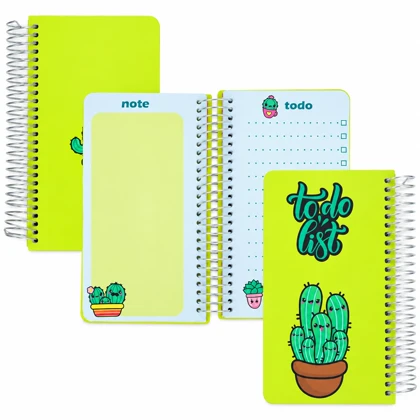 دفترچه یادداشت 160 برگ دوکا DOKA مدل TO DO LIST سیمی جلد سخت