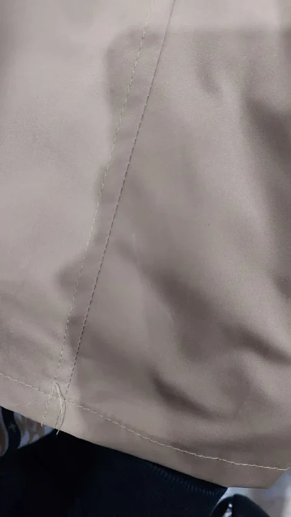 3707-بارانی آستردار دانهیل (ایراددار)