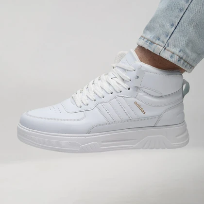 کفش و کتانی نیم ساق مردانه مدل آدیداس ADIDAS رنگ سفید کد 42219