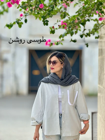 مانتو راه راه ملو