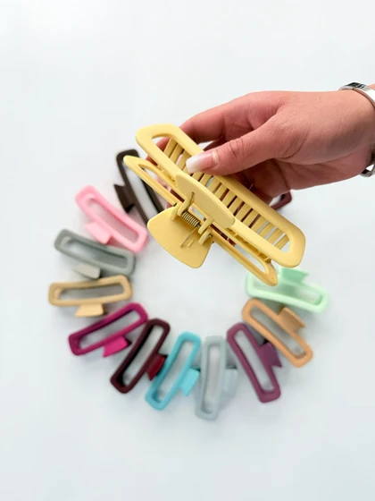 کلیپس مو شمعی مستطیل