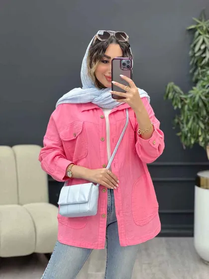 مانتو چهار جیب مهلا