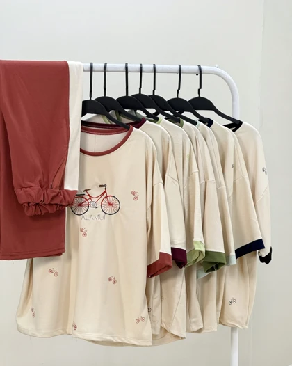 ست تیشرت و شلوار دوچرخه