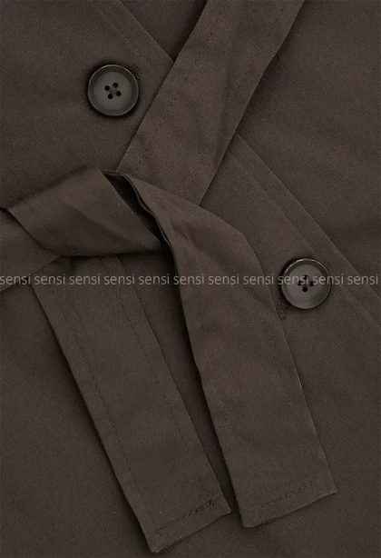 بارانی جلو دکمه آستر دار کد1004809