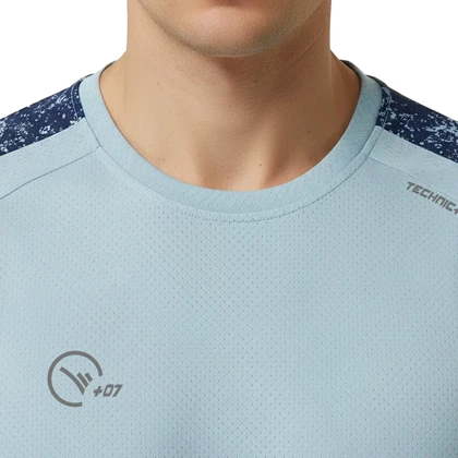 تیشرت ورزشی فلامنت سوزنی مردانه تکنیک پلاس 07 مدل TS-170