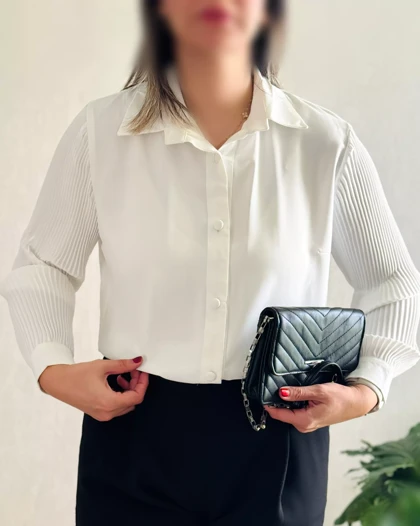 شومیز مجلسی آستین پلیسه 1