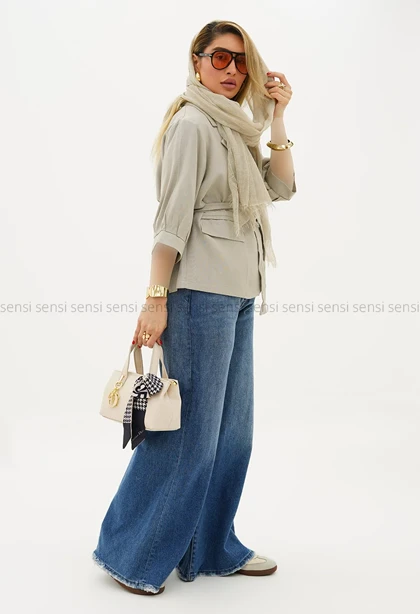 کت تک دکمه رنگی کد1005466