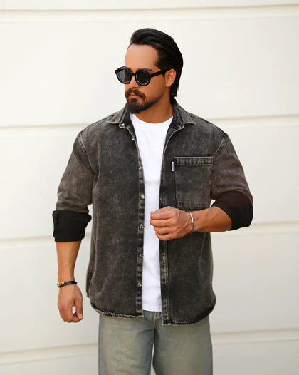 پیراهن جین پاییزه مردانه