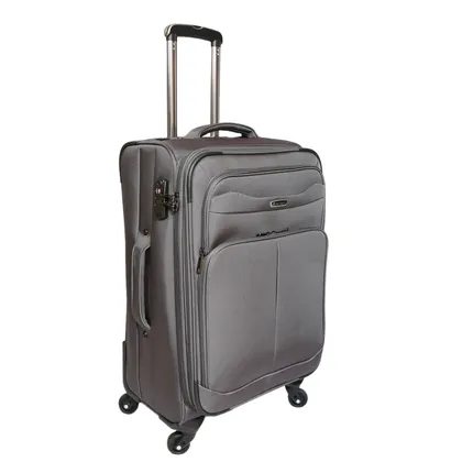 مجموعه سه عددی چمدان پیر کاردین مدل P9090-3 رنگ طوسی به همراه کاور پیرکاردین