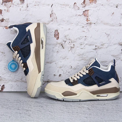 نایک ایر جردن 4 کرم سرمه ای (Nike Air Jordan 4)