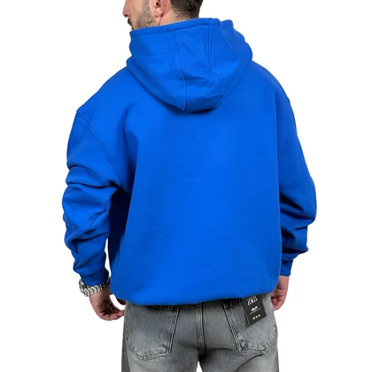 هودی پنبه سه نخ آبی مدل پگادور