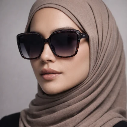 عینک آفتابی زنانه کائوچویی F24014