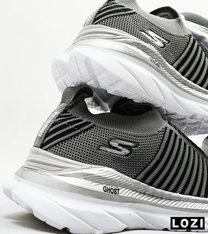 کفش کتانی طبی ورزشی خاکستری SKECHERS GHOST