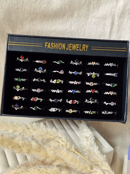 انگشتر جواهری (طرح یکی بخر 3تا ببر) 01