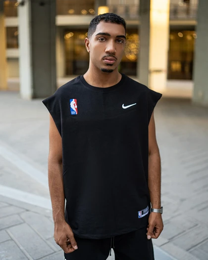 رکابی ورزشی وست NBA مشکی