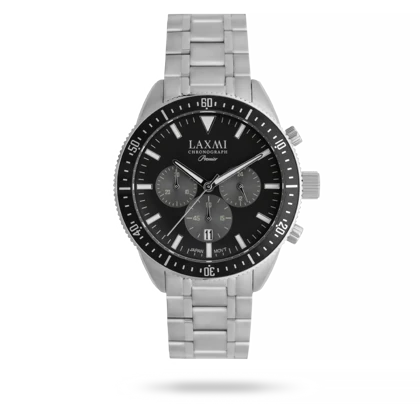 ساعت مچی مردانه لاکسمی بند استیل نقره ای کد Laxmi 8198/5
