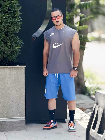 رکابی حلقه‌ای وست نایک طوسی Travis Scott