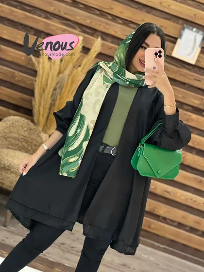 مانتو نازلی پشت ضربدری