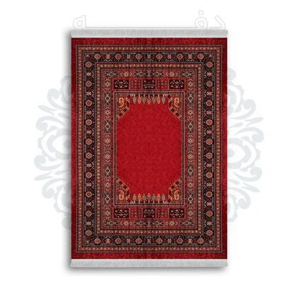 *جدید* فرشینه از جنس پارچه شانل مخمل ترک طرح فانتزی برند دفه کد 142