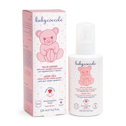 پودر بچه مایع تالک بیبی کوکول 125گرمی baby coccole