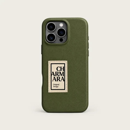 قاب چرم سبز آیفون مدل casey