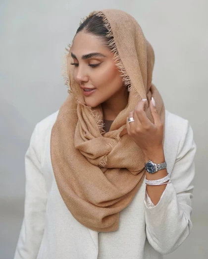 شال کنفی ساده پاییزه 20671