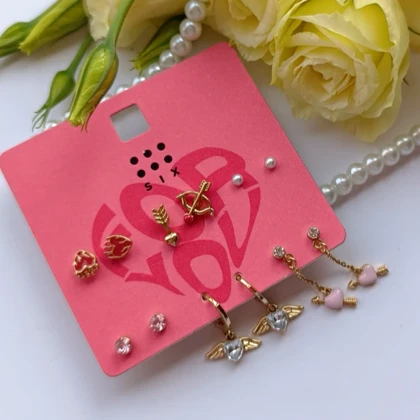 پک گوشواره کیوت قلب