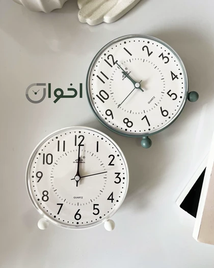 ساعت رومیزی آنالوگ گرد