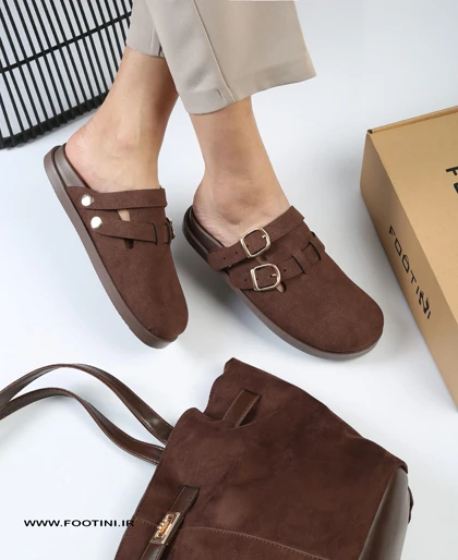 دمپایی جلو بسته سگک دار KVI