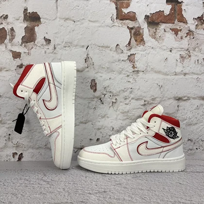 نایک ایر جردن 1 ساق‌دار رد فانتوم (Nike Air Jordan 1 Red Phantom) کد 2341