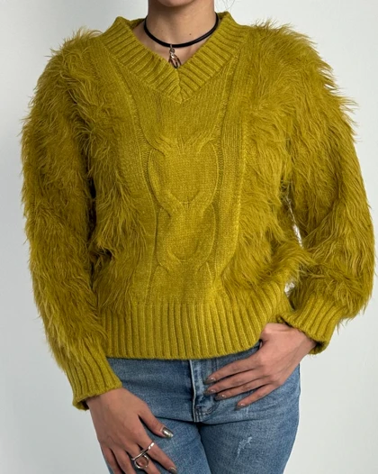 بلوز موهر یقه هفت کد  150078