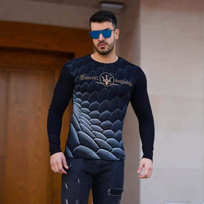 بلوز مردانه 3بعدی Maserati