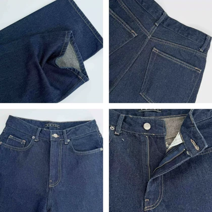 شلوار جین نیم بگ 1008198