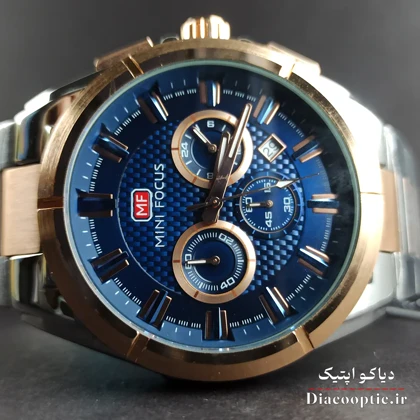 ساعت مچی مردانه اورجینال موتور ژاپنی برند مینی فوکوس سه موتور مدل Mf0495G.05