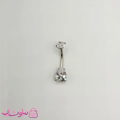 پیرسینگ ناف استیل مدل اشک کد 129