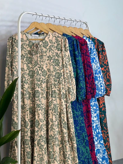 پیراهن طرحدار مزونی 61