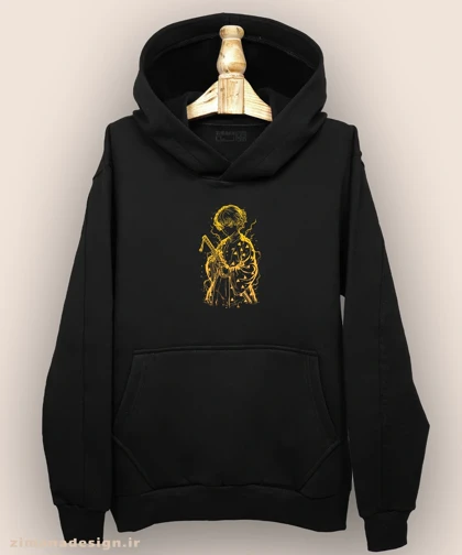 هودی مردانه و زنانه طرح شیطان کش شخصیت زنیتسو کد 963